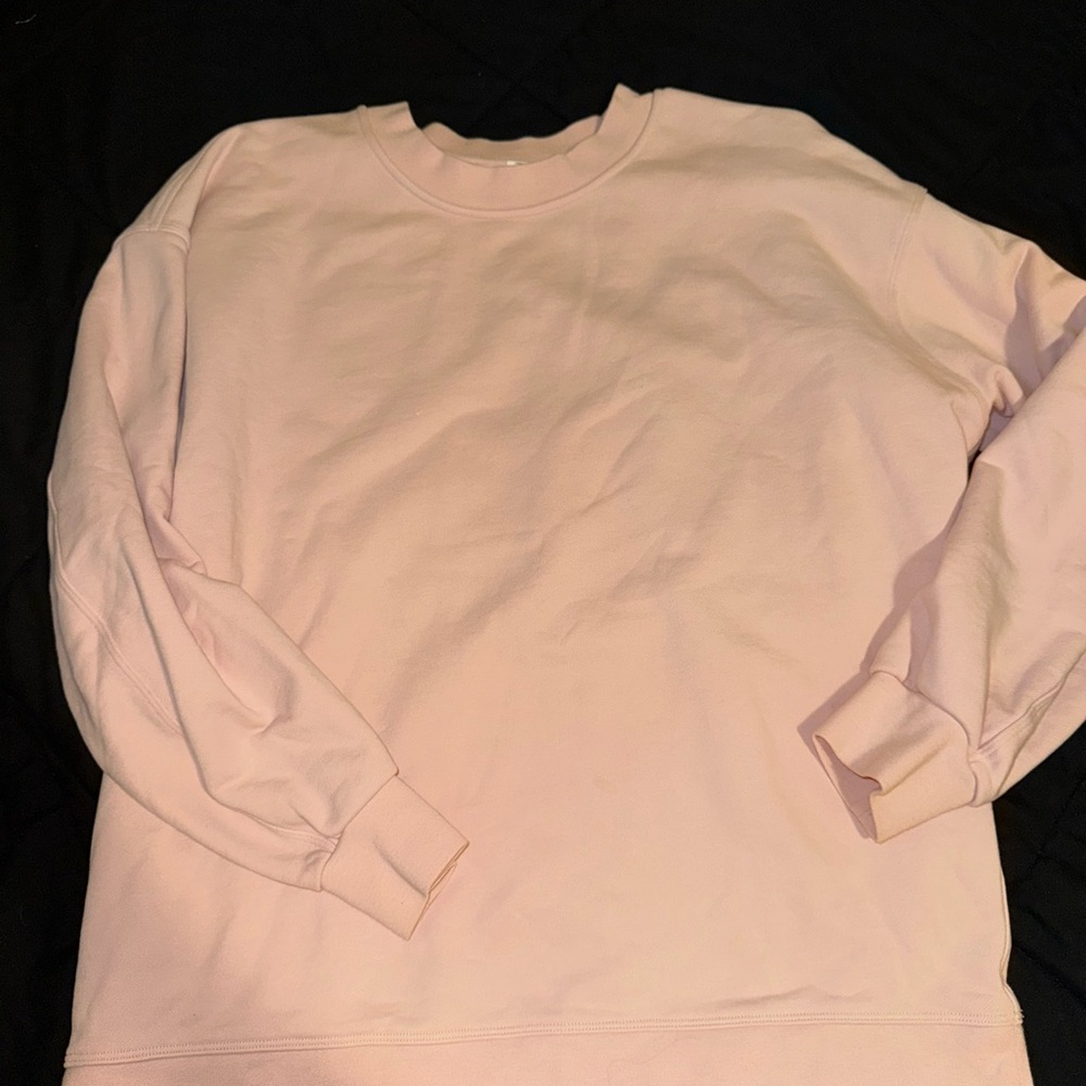 Lululemon light pink Crewneck Sweater